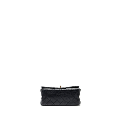 Chanel Mini 2.55 Reissue Flap Bag Aged Calfskin Black