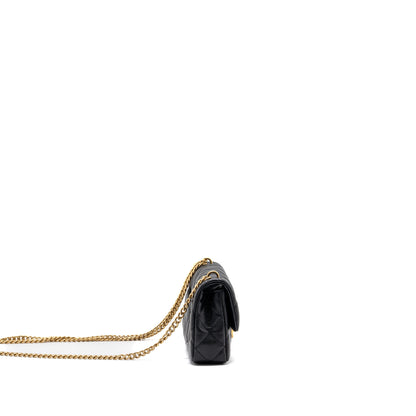 Chanel 23p Mini Coco Love Flap Bag Caviar Black (Microchip)