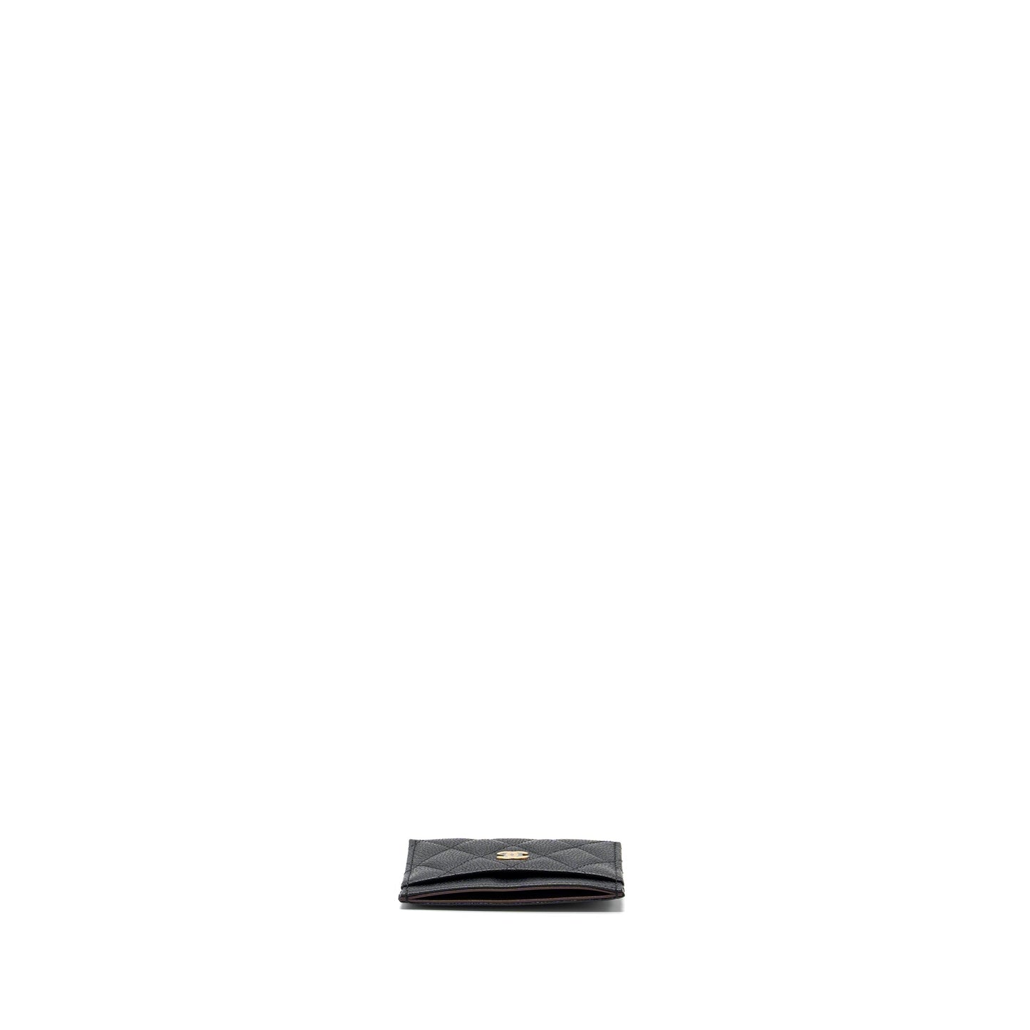 Chanel Classic Card Holder Caviar Black (Microchip)