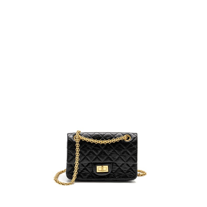 Chanel Mini 2.55 Reissue Aged Calfskin Black
