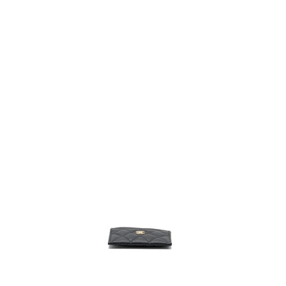 Chanel Classic Card Holder Caviar Black (Microchip)