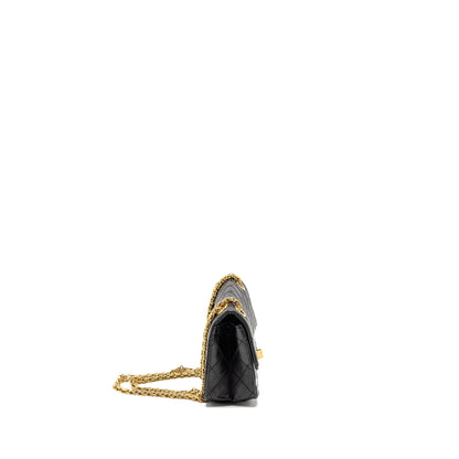 Chanel Mini 2.55 Reissue Aged Calfskin Black