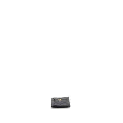 Chanel Classic Card Holder Caviar Black (Microchip)