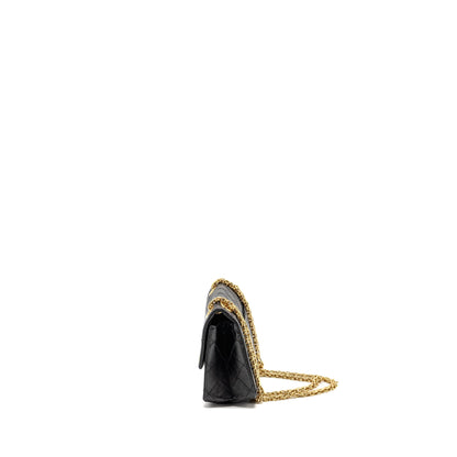 Chanel Mini 2.55 Reissue Aged Calfskin Black