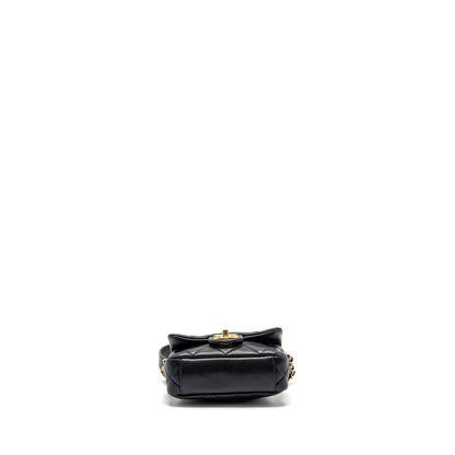 Chanel Mini Twist Your Button Flap Bag Caviar Black  (Microchip)