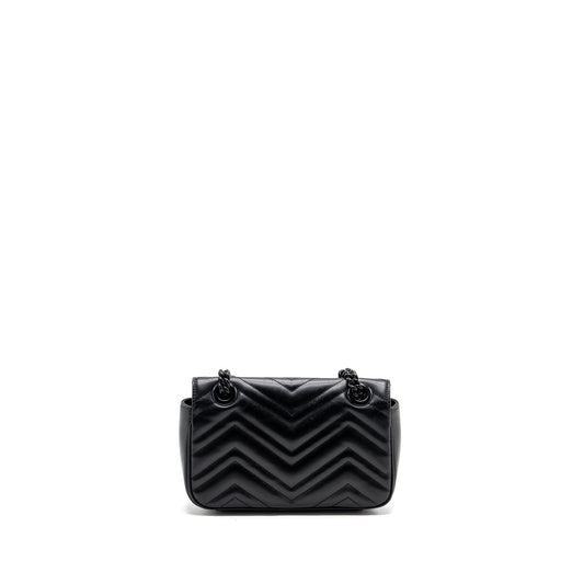 Gucci Mini Marmont calfskin black with Black Hardware