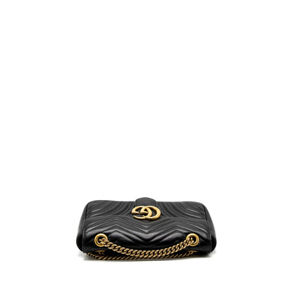 Gucci Small GG Marmont Bag Calfskin Black