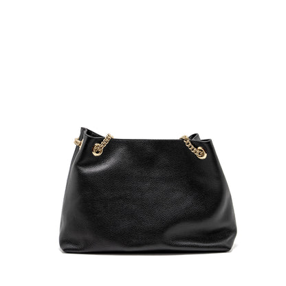 Gucci Interlocking G Soho Tote Bag Calfskin Black