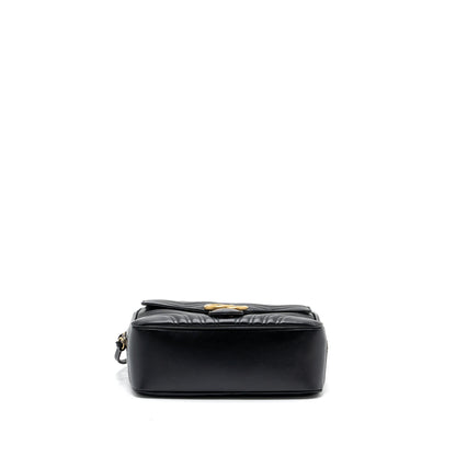 Gucci GG Marmont Matelasse Shoulder Bag Calfskin Black