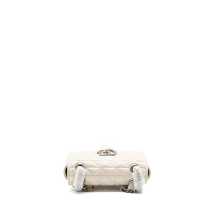 Gucci mini marmont calfskin leather cream SHW