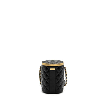 Chanel 21A Vanity With Chain Lambskin Black  (Microchip)