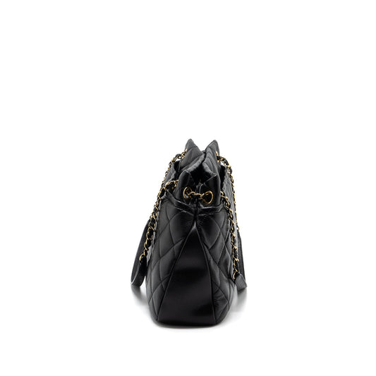 Chanel Matelasse Chain Tote Bag Caviar Black