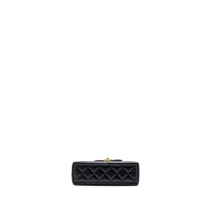 Chanel 23k Mini Shopping Tote Calfskin Black (Microchip)