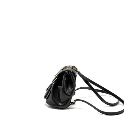 Chanel Affinity Backpack Caviar Black L (Microchip)