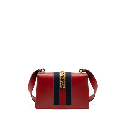 Gucci Small Sylvie Bag Calfskin Red