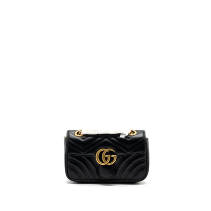 Gucci mini marmont calfskin black