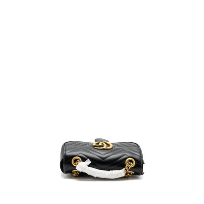 Gucci mini marmont calfskin black