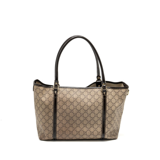 Gucci top handle tote bag gg supreme canvas