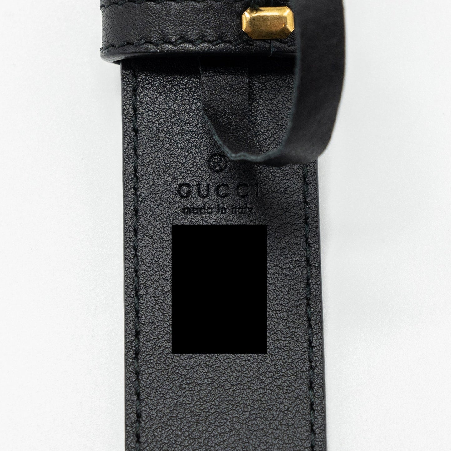 Gucci Size 75 GG Marmont Leather Belt Black