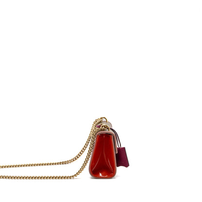 Gucci padlock crossbody bag canvas / patent multicolour