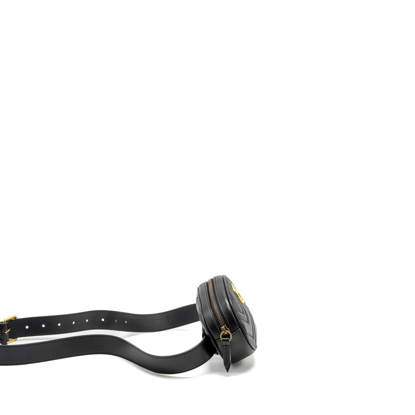 Gucci GG Marmont Belt Bag Calfskin Black