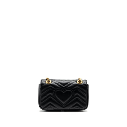 Gucci mini marmont calfskin black