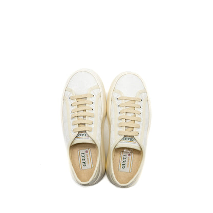 Gucci Size 38 Tennis 1977 Sneaker Canvas White