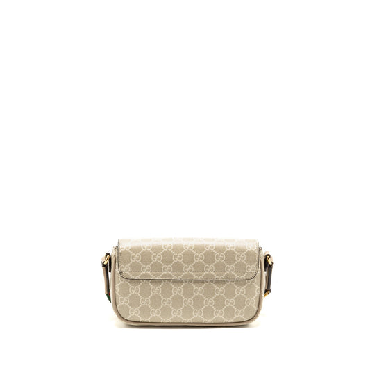 Gucci Ophidia Mini Bag GG Supreme Canvas Beige/Oatmeal