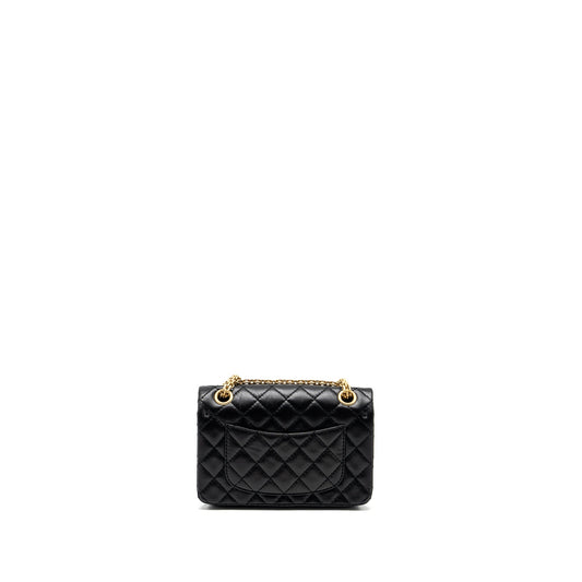 Chanel Mini 2.55 Reissue Aged Calfskin Black  (Microchip)