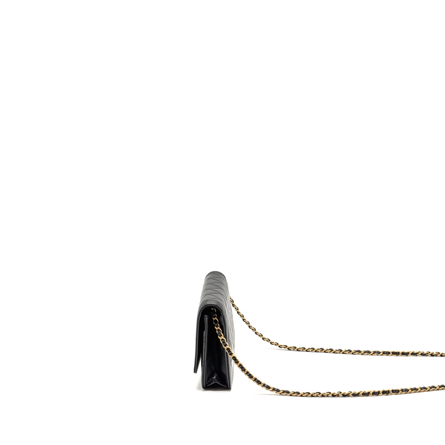 Chanel Boy Wallet on Chain Lambskin Black