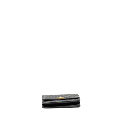 Chanel Boy Wallet on Chain Lambskin Black