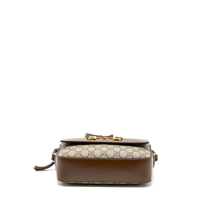 Gucci Small Horsebit 1955 Shoulder Bag GG Supreme Canvas