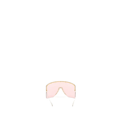 Gucci Mask-Frame Sunglasses GG1244S Multicolour Silver/Light Gold Tone