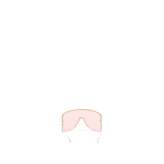 Gucci Mask-Frame Sunglasses GG1244S Multicolour Silver/Light Gold Tone