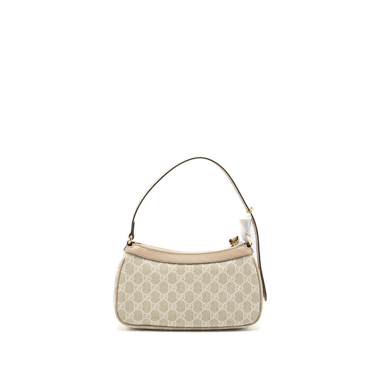 Gucci Ophidia Small Handbag GG Supreme Canvas Beige/White