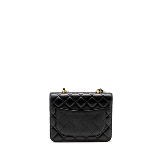 Chanel Quilted Flap Bag Calfskin/Caviar Black