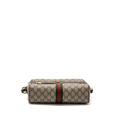 Gucci Ophidia GG supreme zip crossbody bag Canvas / leather