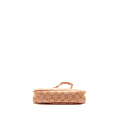 Gucci Small Ophidia Hobo Bag GG Supreme Canvas Pink L