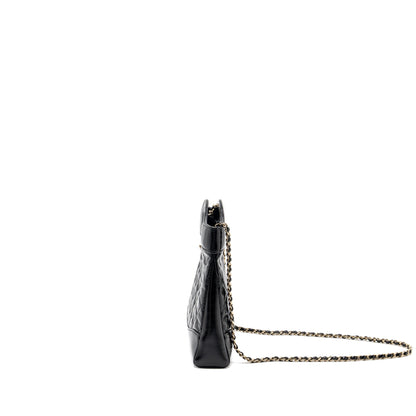 Chanel 24c Mini 31 Bag Shiny Calfskin Black L(Microchip)