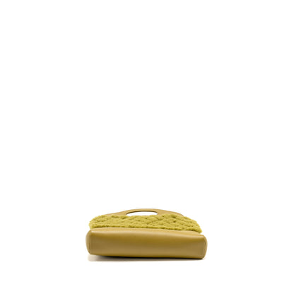 Chanel Mini 31 Bag Calfskin/Fur Olive Green L(Microchip)