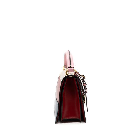 Gucci queen Margaret top handle bag calfskin multicolor