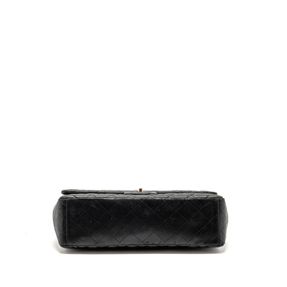 Chanel maxi classic single flap bag lambskin black