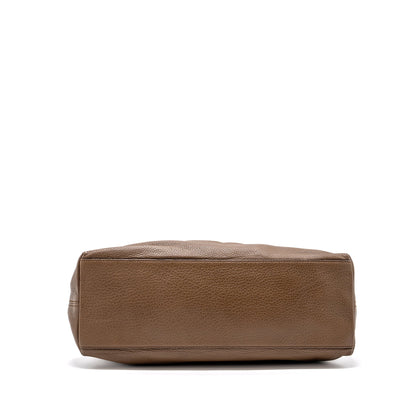 Gucci disco tote bag calfskin brown L