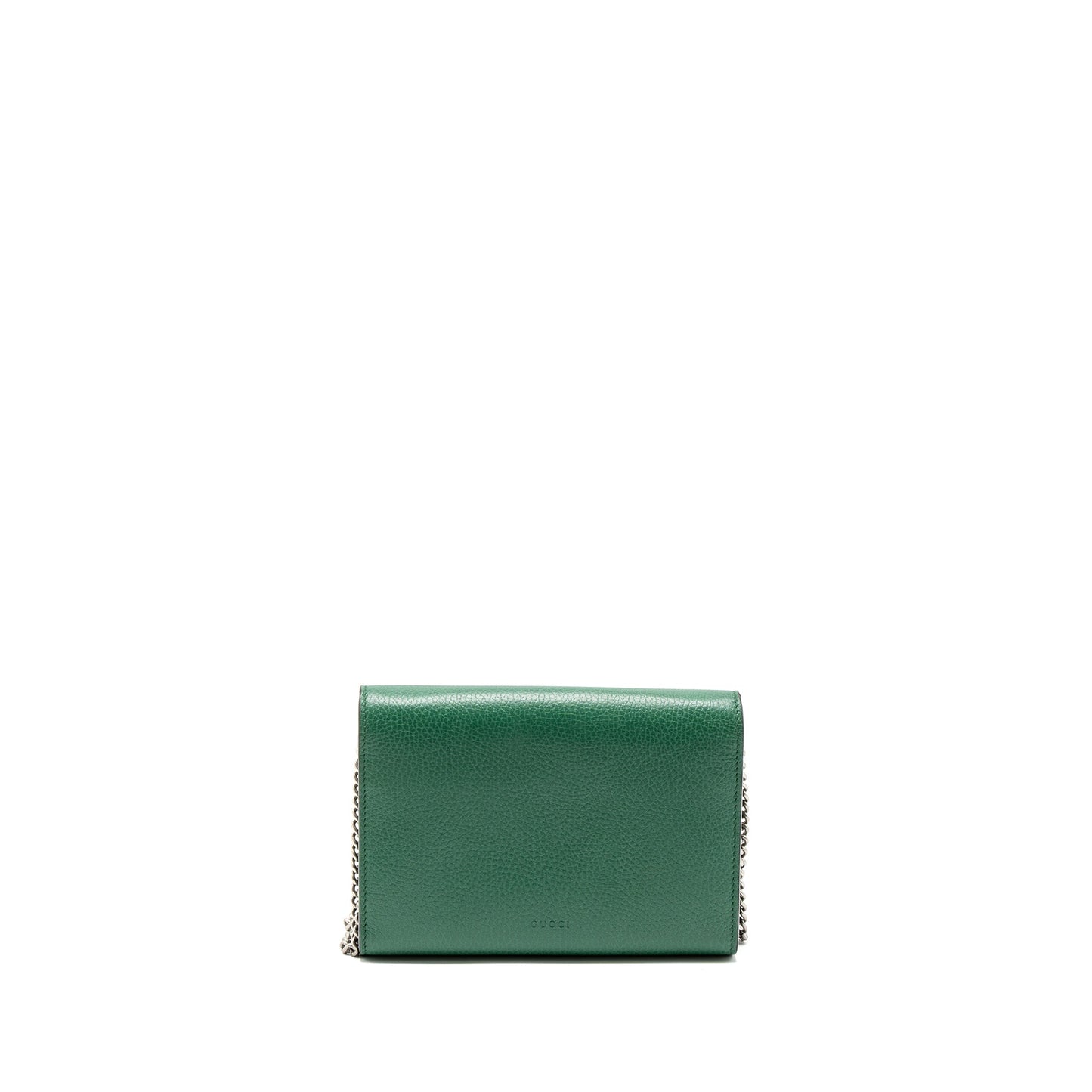 Gucci Dionysus Wallet On Chain Calfskin Green Multicolour Hardware