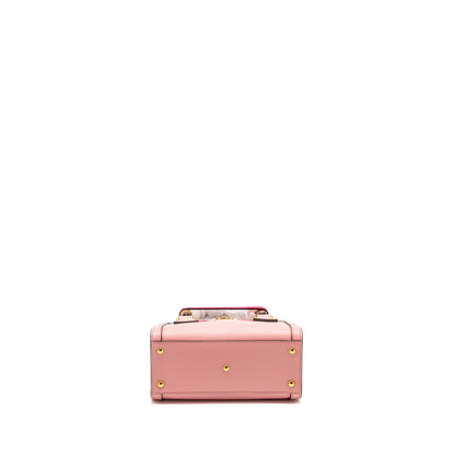 Gucci Mini Diana Bamboo Tote Bag Leather Pink