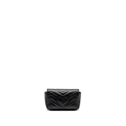 Gucci Super Mini Marmont calfskin black