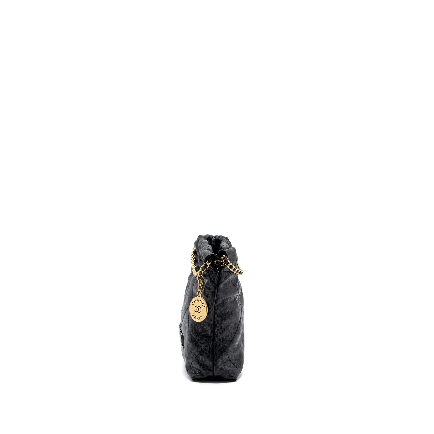 Chanel mini 22 bag caviar black  (microchip)