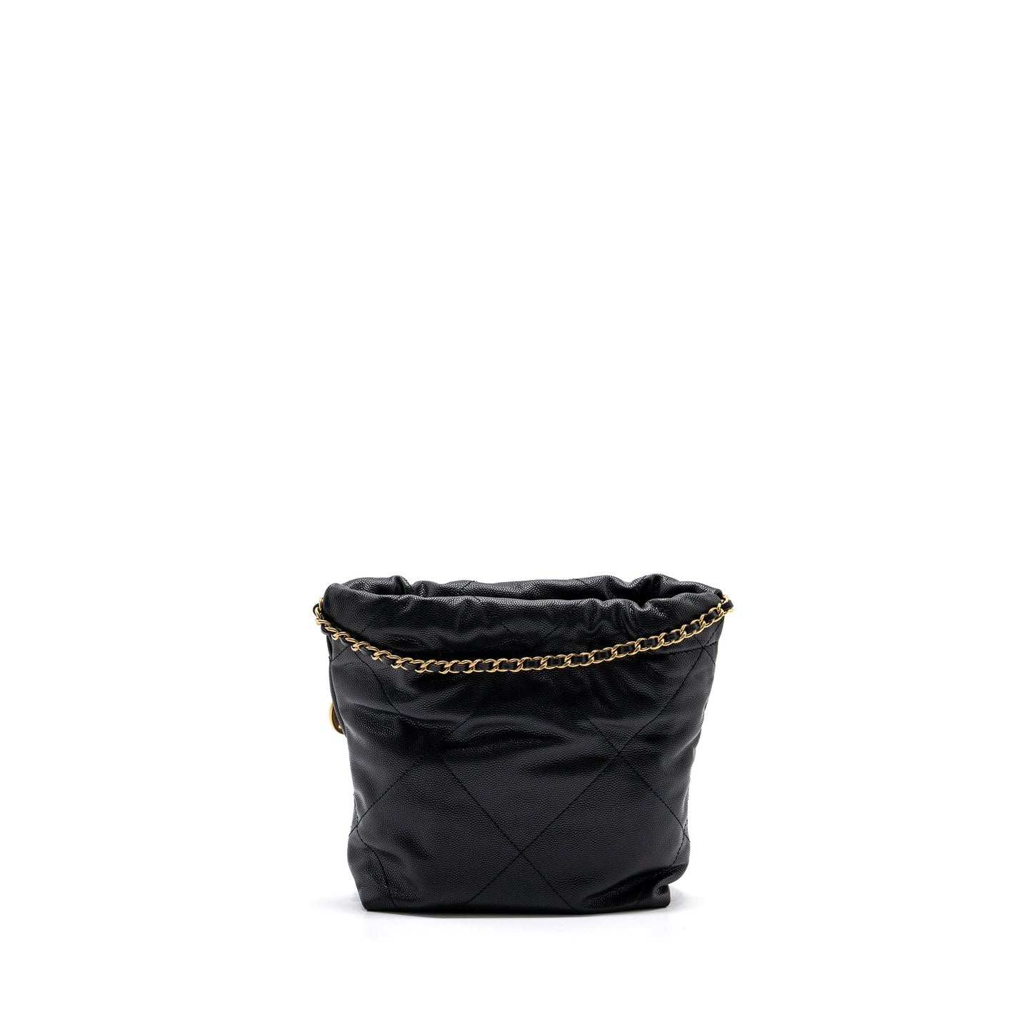 Chanel mini 22 bag caviar black  (microchip)