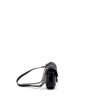Gucci Mini GG Marmont Matelasse Bag Sequin Black SHW