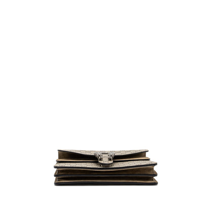 Gucci dionysus shoulder bag GG supreme canvas / suede leather beige SHW